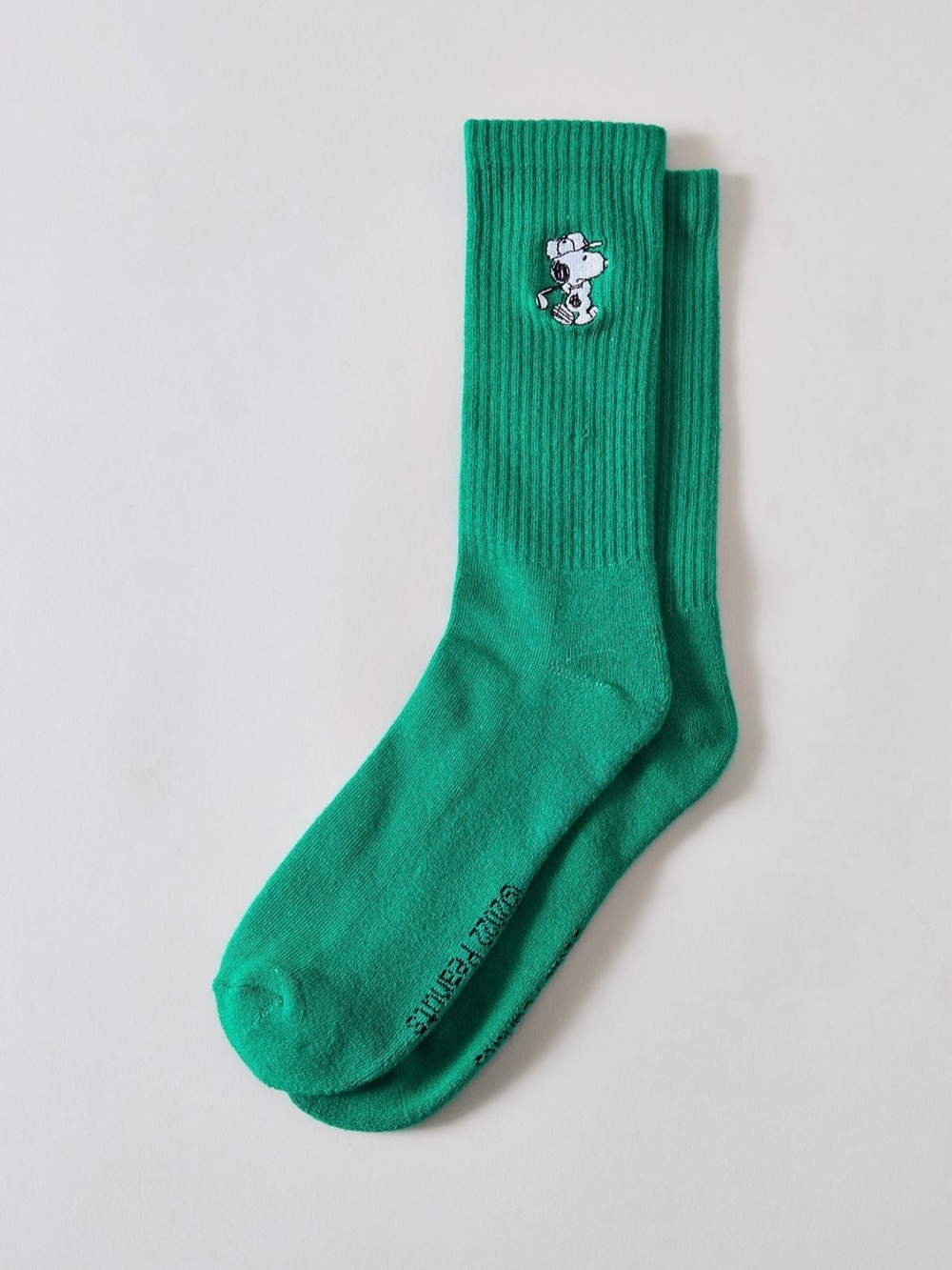 Peanuts Snoopy Golf Embroidery Crew Socks